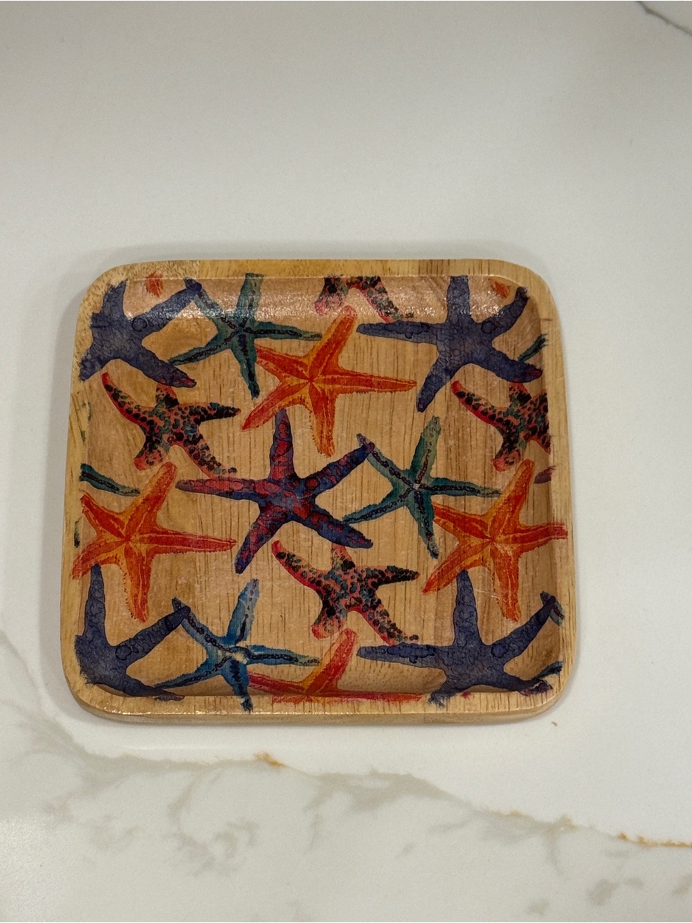Starfish Decorative Trinket Tray -